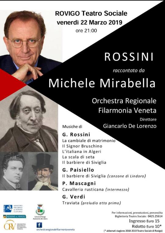 Locandina Mirabella racconta Rossini