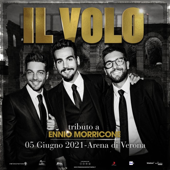 Locandina Il Volo a Verona 5 giugno 2021